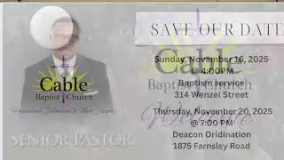 Welcome to Cable Baptist Church!