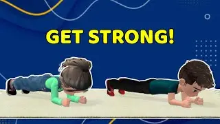 ARMS + LEGS + CORE KIDS EXERCISE: GET STRONG!