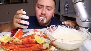 ЛАПКИ КОРОЛЕВСКОГО КРАБА ИЗ АЛЯСКИ | Сливочный соус Альфредо