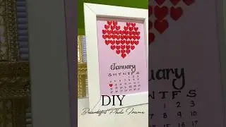 Beautiful Photo Frame | How To Make Photo Frame Using Cardboard | Paper Craft | Birthday Gift Idea |