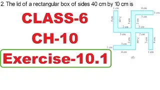 Class 6 maths | Mensuration | Chapter 10 | Exercise 10.1