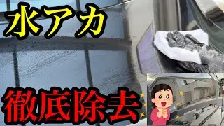 洗車じゃ絶対落ちない水シミを本気で消した結果がこちら