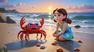 Nine Tiny Crabs Wave Hello | Fun Beach Counting Song for Kids | Nursery Rhymes and Baby Songs