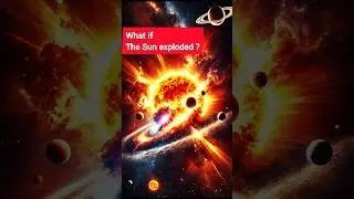 What If the Sun Exploded Tomorrow? #space #cosmos #solarflare #sun #earth #universe #science #scifi