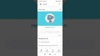 flip a coin trick in google simple hacker