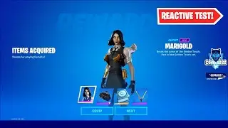 First skin with 2 different reactive feature - How is Marigold Skin reactive Gameplay in Fortnite