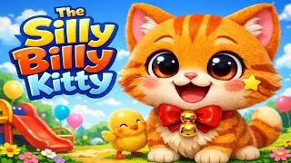 The Silly Billy Kitty 🐱 | Fun Cat Songs for Kids | Nursery Rhymes for Toddlers