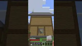 Minecraft Oak Wood And Stone Brick Farm Storage Building Update 5 #minecraft #multiplayer #shorts
