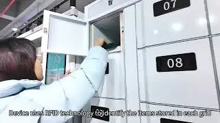 17，lot ltems Storage Self service Delivery RFID Cabinet