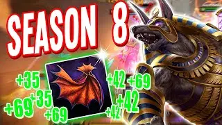 This Smite SEASON 8 ANUBIS BUILD Is INSANE!