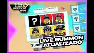 LIVE SUMMON ATUALIZADO | ALL STAR TOWER DEFENSE