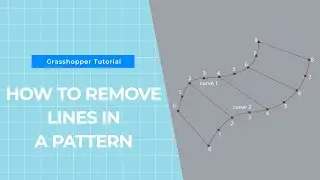 How to remove lines in a pattern in Grasshopper? _ Beginner tutorial | Cull pattern |