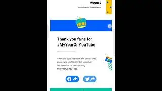 #MyYearOnYouTube
