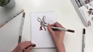 Rabbit illustration with ABT PRO Starter Set