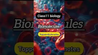 &ldquo;Biomolecules One Shot ⚡ Class 11 Biology | NCERT Short Notes&rdquo; #class11 #biology #notes #viral