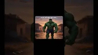 एक गरीब बच्चा भुख से रो रहा तब हल्क ने जो किया ,#viral #cartoon  Ai videos A.K
