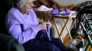 Grandma Knitting