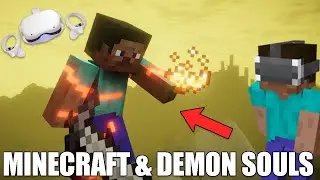 Mine Souls on Quest 2! Minecraft Meets Dark Souls III - (Free & Gameplay)