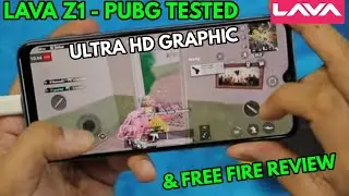 Lava Z1 Pubg Test Gameplay & HD Graphics || Free Fire Tested By AVKTech