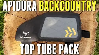 Apidura Backcountry Top Tube Pack Test & Erfahrungen - Bikepacking Oberrohrtasche