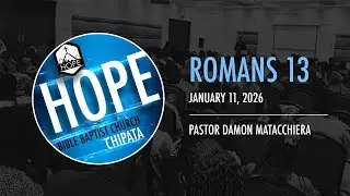 January 11, 2026 - Romans 13