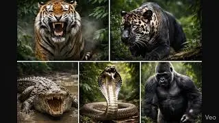 Top 5 dangerous animal of jungle #viralvideo #ytshorts #ytviral #animals 