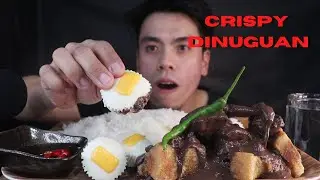 CRISPY PORK DINUGUAN MUKBANG ASMR | HUNGRY MICHAEL