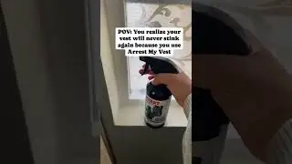 The HACK To Getting Rid Of Body Odor From Your Kevlar Vest 👮&zwj;♀️ #shorts