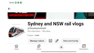 Sydney and NSW rail vlogs the new channel trailer 