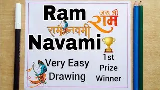 Ram Navami special drawing/ram ji drawing/ram navami easy drawing/happy ram Navami#drawing #art