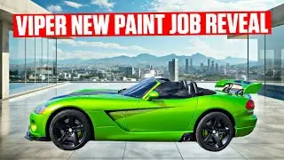 REVEALING OFFROAD AL DODGE VIPER NEW CUSTOM OUTRAGEOUS PAINT JOB