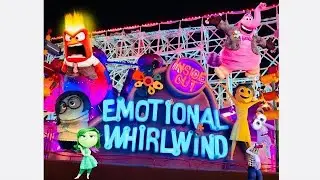 Inside Out Emotional Whirlwind is Now Open !! Our First Look!! Disneyland
