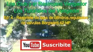 Reapriete de tapa de cilindros rastrojero 42 hp. Rastrojero Vengador