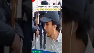 most viral video in nepal #shorts #trending #viral #video #nepal #police