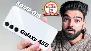 Samsung Galaxy A55 Review 🔥 Premium Feel, Display & Camera | Amazon Great Republic Day Sale Deal