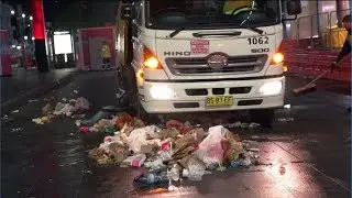 Sydney New Year's Eve clean up