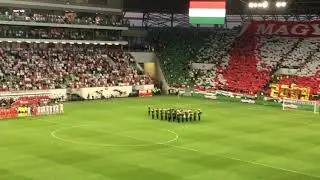 Magyarország - Wales 1:0 Himnusz és élőkép
