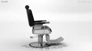 Barber сhair 3D model by 3DModels.org