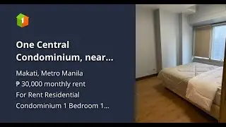 One Central Condominium, near RCBC, Ayala Triangle, Makati City, GT Capital