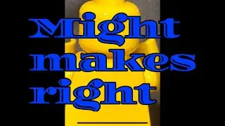 Might makes right #orca pod studio #PromotionalVideo #LegoPuppetShow #Comedy #Drama #cinematic