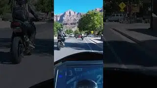 #motorcycle #scenery #zionnationalpark