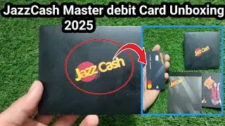 JazzCash Master Debit Card Unboxing 2025 Jazzcash Master debit card 2025
