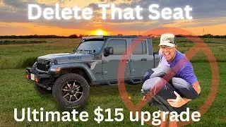 I Built a Jeep Gladiator Rear Seat Delete for $15