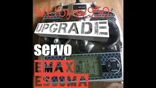 WLtoys v950 upgrade servo emax ES08MA METAL