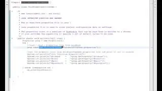 How to Read from properties file in Java