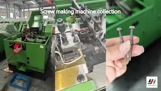 High speed screw making machine collection, cold  forming machine, thread rolling machine original