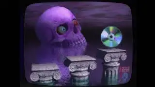 Playing HauntedPS1 Demo Disc 2021 on CRT (kinda)