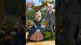💫The Bride&rsquo;s Grace, The Groom&rsquo;s Charm 🌸#aicat #cute #catlovers