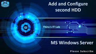 Add and Configure second HDD to Windows Server