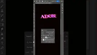 Smudged Gradient Text Effect | Photoshop 2023  #shorts  #texteffect